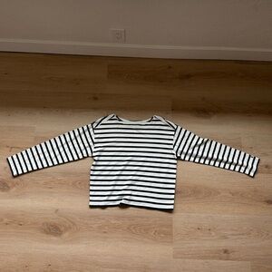 Everlane Women’s Long Sleeve Striped Shirt